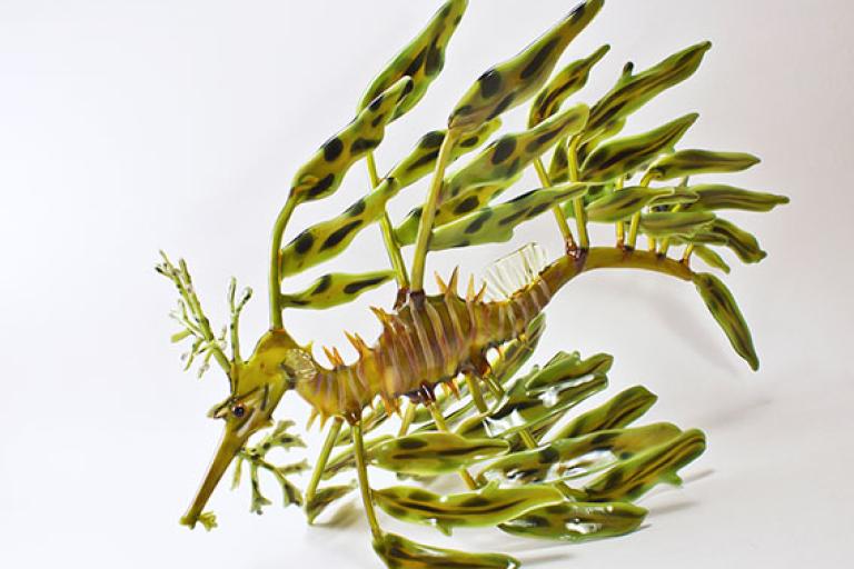 Seahorse sculpture by Jupiter Nielsen