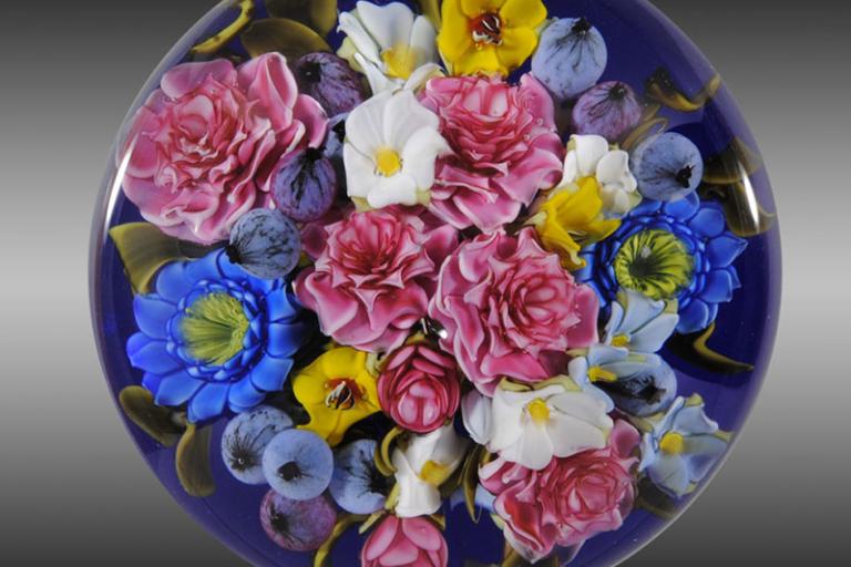 Floral paperweight by David Graeber